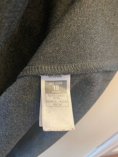 Dunnes grey pinafore (age 10)