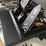 Sim Rig, Moza R21, GS Wheel, CRP pedals, Aluminium Rig. Image 2
