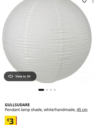 IKEA paper lamp shade