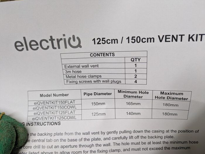 Vent kit
