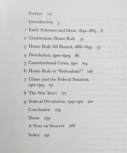 Ireland and the Federal Solution - Irish Political History Book - Anglo Irish Politics History Book