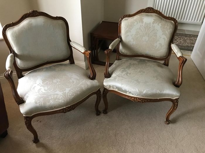 Pair of Louis XV Armchairs