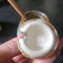 Ceramic Tealight Holder and Mustard Pot with Wooden Spoon Image 3