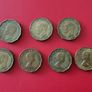 7 x Three pence coins, 3D, 3 pence Image 2