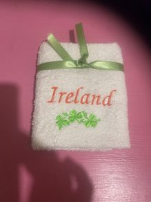 Embroidered Face Cloth