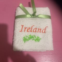 Embroidered Face Cloth