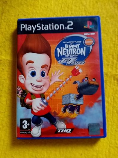 The adventures of Jimmy Neutron Boy Genius Jet Fusion PlayStation 2 ps2 games Original