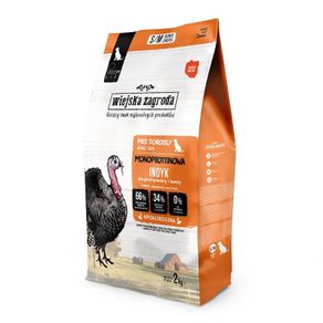 Country of Animals MONOPROTEIN LINE TURKEY dry dog food 2kg (kibble 1cm)