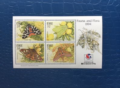 Irish stamps, 1994 mini sheet- Moths
