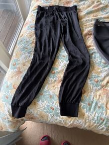 BCBGMAXAZRIA Lightweight Black Joggers