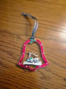 Newbridge Silverware Resting Reindeer Christmas Tree Decoration