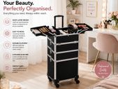 Professional Rolling Makeup & Beauty Case on Wheels