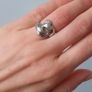 Vintage Children of Lir swan sterling silver ring size L Image 5