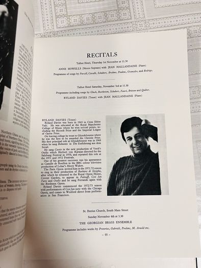 Wexford Opera Festival Books. 5 in All. 3 from the 1970's and 1 from the 90's.