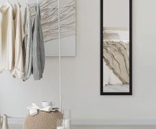 Wooden Full Length Wall Mounted Mirror