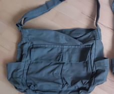 Green Canvas Crossbody/Messager bag