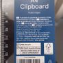 Tesco A4 Clipboard with Ruled Edges (cm and inches) and Hanging Hook Image 3