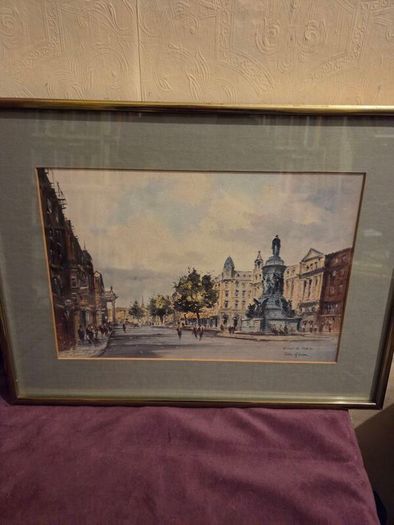 O'Connell St Dublin by Colin Gibson - Framed