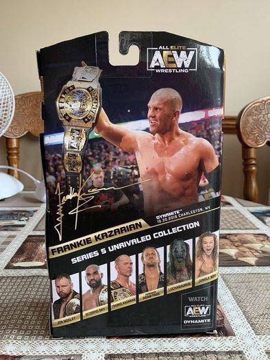 wwe Aew unrivaled series 5 Frankie Kazarian action figure
