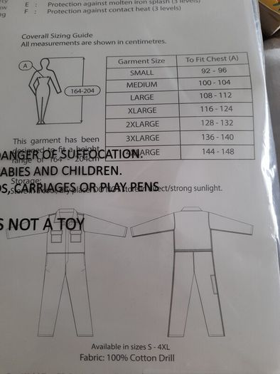 Weld-Tex Flame Retardant Overall