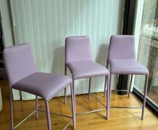 Peresinni Casa bar stools x 3 (lavender) NEW