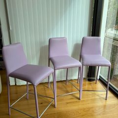 Peresinni Casa bar stools x 3 (lavender) NEW