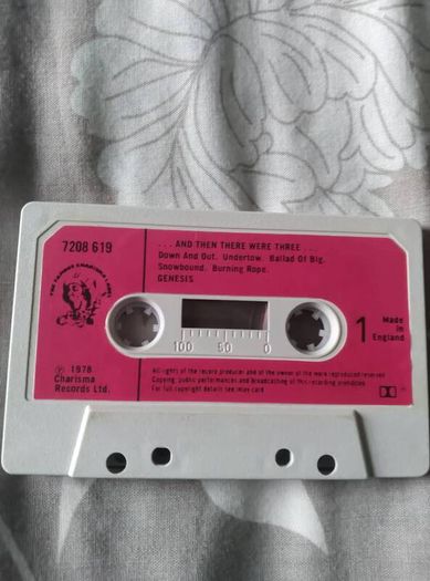 And Then There Were Three Cassette Album Genesis