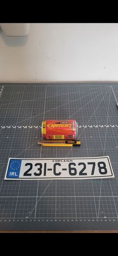 Custom sticker number plates