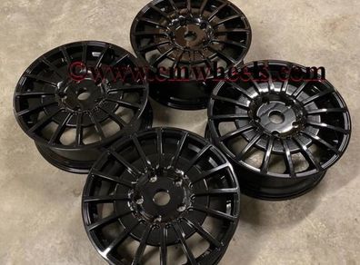 18 20" Inch MS wheels Ford Transit Custom Van centre bore 65.1 5x160 Black
