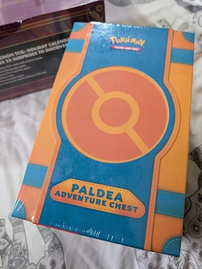 pokemon paldea adventure box sealed