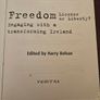 Freedom. Licence Or Liberty. Engaging With A Transfirming Ireland. Veritas.    Edited By Harry Bohan. Image 3