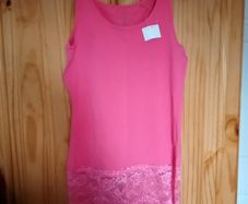 Pink top with lace