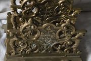 vintage collectable brass letter rack