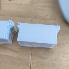 Vertical blind bottom weights