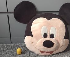 disney mickey mouse pillow cushion like new