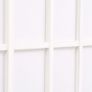 Folding 6-Panel Room Divider Japanese Style 240x170 cm White Image 3