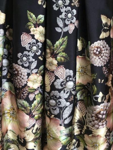 Ted Baker - Felcity Gem Gardens Pleasted Dress (Size 2/ UK 10)