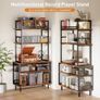 Record Player Stand with Vinyl Storage, Turntable Stand Holds Up to 400+Albums, 5 Layer Image 7