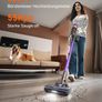 Cordless Vacuum Cleaner for Pet Hair, 1.8 L with Display, 55000Pa/620W/75Min Battery Vacuum Cleaner, Self-Standing Handle Vacuum Cleaner with Anti-Tangle Brush & Wall Charging Station Image 8