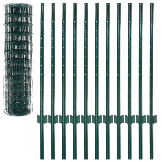 Euro Fence Steel 20x1 m Green