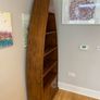 Solid wooden bookcase boat shaped Image 2