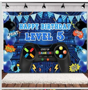 Happy Birthday Age 5 backdrop