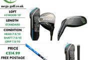 Ping G440 Max #3 Wood 15 Degree / Alta CB 65 Regular
