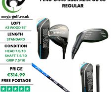 Ping G440 Max #3 Wood 15 Degree / Alta CB 65 Regular