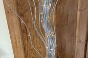 Willow twigs with led lights and vase