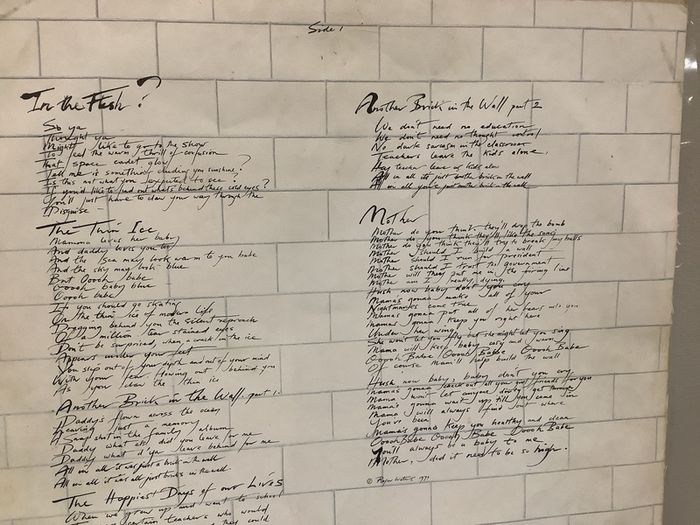 The Wall 1979 edition of the LPVinyl