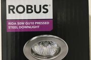 Brushed Chrome Down light c/w with LED Bulb