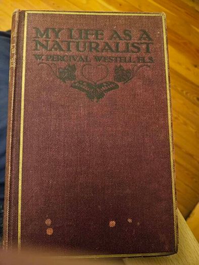 My Life As A Naturalistic. By W. Percival Westell. First Edition 1918 Hardback In Fair Condition.  See Photos For Same.
