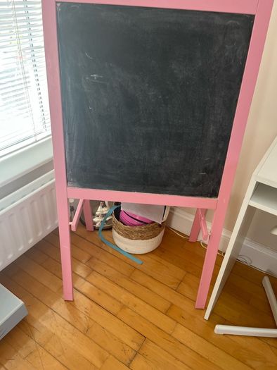 kids blackboard and whiteboard