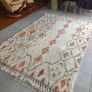 Wool rug - Beautiful cream base with warm, muted tones Image 3
